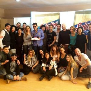 Backstage with Season 7 contestants