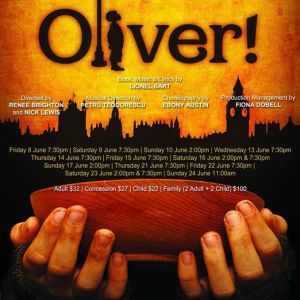 Roo Theatre Production of Oliver! June 2018.
Musical Director: Peter Teodorescu