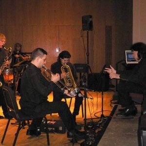 Spark Festival - February 2008.
Part of Hyperion Ensemble on tour with Ana-Maria Avram / Iancu Dumitrescu, and Tim Hodgkinson. University of Minnesota