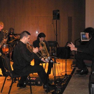 Spark Festival - February 2008.
Part of Hyperion Ensemble on tour with Ana-Maria Avram / Iancu Dumitrescu, and Tim Hodgkinson. University of Minnesota